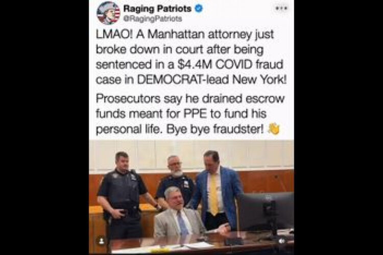 ANOTHER COVID SCUMBAG FRAUDSTER BUSTED❗