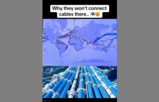 BIBLICAL EARTH 🗺 AND UNDERSEA CABLES