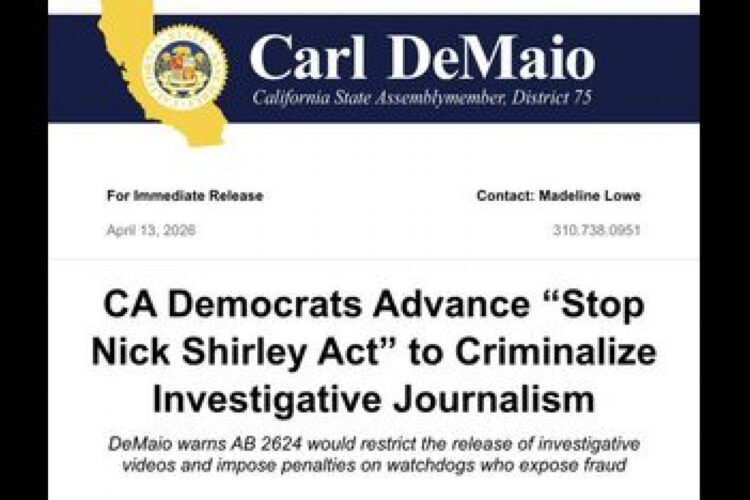 CALIFORNIA DEMOCRATS VOTED TO MOVE FORWARD WITH STOP NICK SHIRLEY ACT TO HIDE FRAUD❗