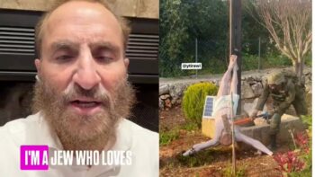 DILDO HAWKING RABBI SHMULEY DEMANDS ₪ CHRISTIANS STOP OVERREACTING TO BLASPHEMY BY IDF SOLDIER