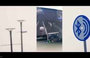 DUDE WAS DRIVING THROUGH A CEMETERY 👀 AND SEES IMAGES OF PEOPLE ON THE TESLA DRIVING MAP❗