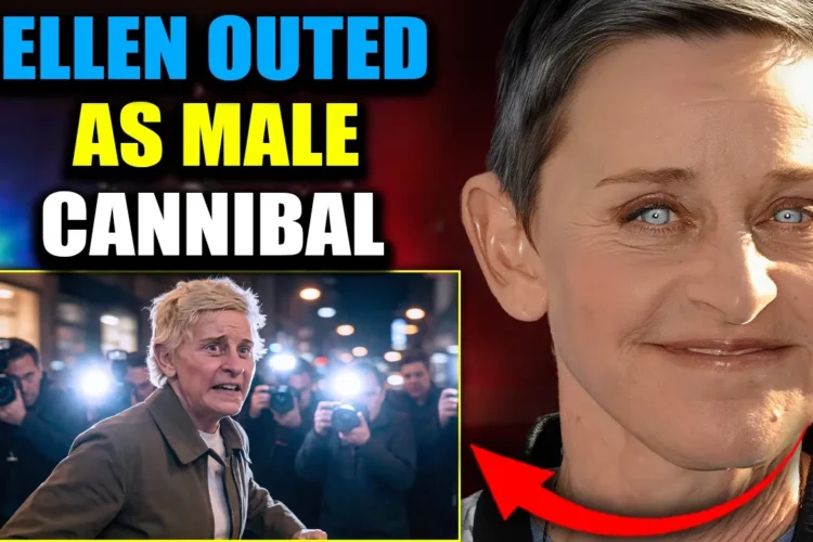 ELLEN DᴇGENERES IN CRISISː TV EXECS SAY SHE IS A BIOLOGICAL MALE WHO ATE CHILD FLESH ON SET
