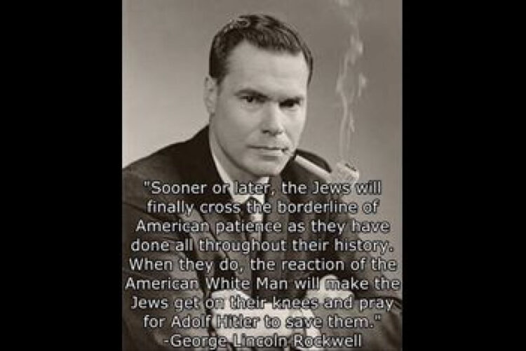 GEORGE LINCOLN ROCKWELL ₪ DISCUSSES THE HOLOCAUST LIE