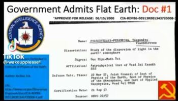 GOVERNMENT DOCUMENTS ADMIT 🗺 FLAT [BIBLICAL] EARTH