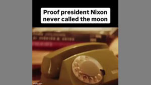 PROOF PRESIDENT NIXON NEVER CALLED THE MOON❗