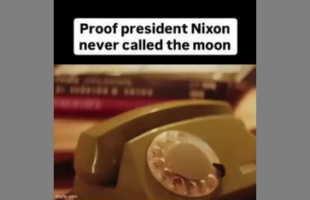 PROOF PRESIDENT NIXON NEVER CALLED THE MOON❗
