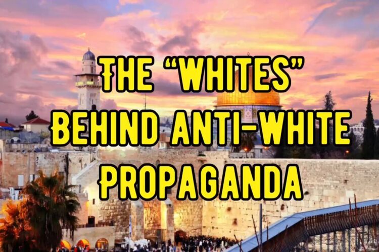 THE (((WHITES))) BEHIND ₪ ANTI-WHITE PROPAGANDA