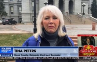 TINA PETERS IS IN PRISON FOR PRESERVING RECORDS THAT THE STATE WIPED 🗳 PROVING STOLEN 2020 ELECTION