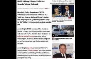 WERE COPIES MADE OF THE WEINER LAPTOP AND THIS IS WHY 9+ COPS ENDED UP DEAD❓