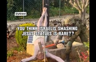 YOU THINK ISRAELIS SMASHING JESUS STATUES IS RARE IN ISRAEL❓ THINK AGAIN ₪ WATCH THIS