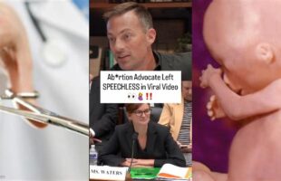 ABORTION ACTIVIST LEFT SPEECHLESS IN VIRAL VIDEO❗
