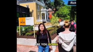 LIBERAL WOMAN GETS CHARGED FOR DAMAGING A GUYS FLAG 🏴 BEGS FORGIVENESS WHEN HE PRESSES CHARGES