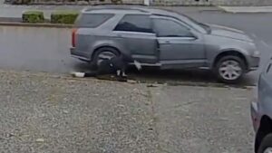 PACKAGE THIEF STRANDED AS GETAWAY CAR SPEEDS OFF WITHOUT HER❗
