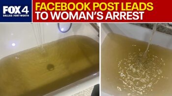 WOMAN ARRESTED AFTER FACEBOOK POST 🚰❌ OVER WATER CONCERNS