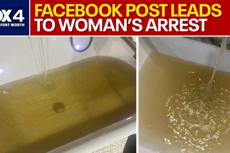 WOMAN ARRESTED AFTER FACEBOOK POST 🚰❌ OVER WATER CONCERNS
