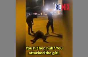 A GROUP OF EUROPEAN YOUTHS BTFO A MUSLIM MAN 🥊 AFTER HE ALLEGEDLY HIT A GIRL FROM THE GROUP