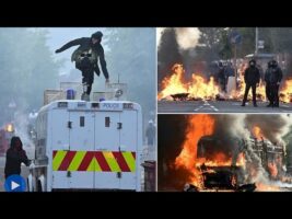 CHAOS IN BELFASTː OUTRAGE, HOMES AND VEHICLES BURN DOWN AFTER MAN STABBED BY ASYLUM SEEKER