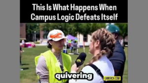 KAITLIN BENNETT CURBSTOMPS AN ACTUAL FASCIST USING HIS OWN LOGIC❗