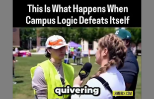 KAITLIN BENNETT CURBSTOMPS AN ACTUAL FASCIST USING HIS OWN LOGIC❗