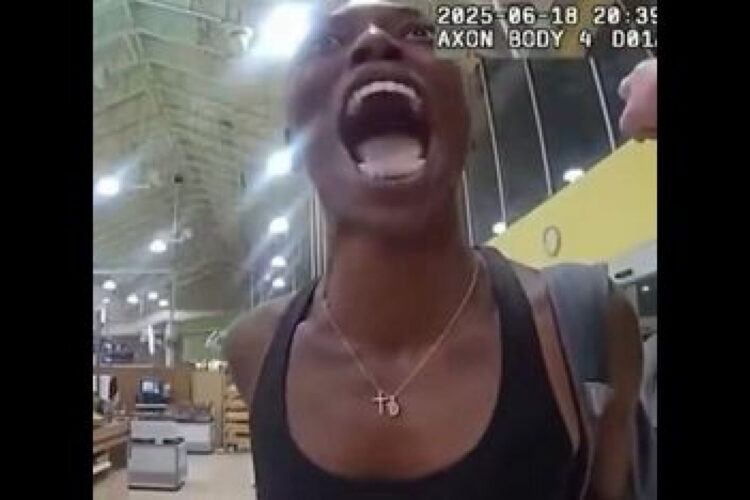 LADY KICKED A COP AND FINDS OUT❗