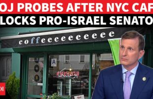 NO ENTRY FOR GENOCIDE ENABLERː NYC COFFEE SHOP BARS PRO-ISRAEL SENATOR GOLDMAN; DOJ LAUNCHES PROBE