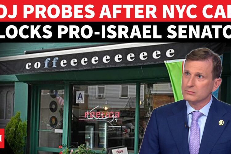NO ENTRY FOR GENOCIDE ENABLERː NYC COFFEE SHOP BARS PRO-ISRAEL SENATOR GOLDMAN; DOJ LAUNCHES PROBE