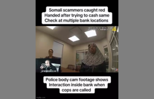 SOMALI SCAMMERS CAUGHT RED HANDED 🏦 AFTER TRYING TO CASH SAME CHECK AT MULTIPLE BANK LOCATIONS