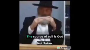 THE SOURCE OF EVIL IS GOD, NOT SATAN ₪ ACCORDING TO THIS RABBI