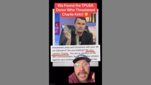 WE FOUND THE TPUSA DONOR WHO THREATENED CHARLIE KIRK❗