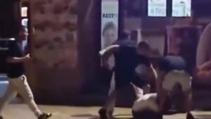 A NORTH AFRICAN MAN IN SPAIN HARRASSES A WOMAN 🥊 FRIENDS EXPLAIN TO HIM WOMEN ARE NOT TO BE TOUCHED