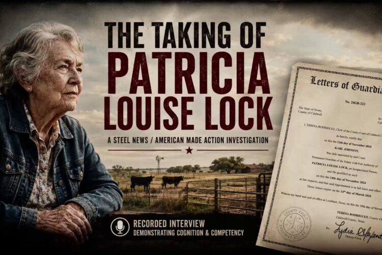 ANN VANDERSTEEL REPORTS ON THE CASE OF PATRICIA LOUISE LOCK ⚖️ [A LAND GRAB AND MEDICAL KIDNAPPING]