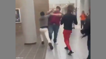BIG COUNTRY JUST WANTS TO GET TO CLASS 🥊 HAS TO LAND A COUPLE OF HAYMAKERS ON THE WAY