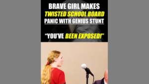 BRAVE SCHOOL GIRL MAKES TWISTED WOKE SCHOOL BOARD PANIC❗