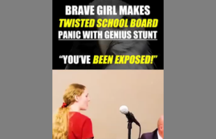 BRAVE SCHOOL GIRL MAKES TWISTED WOKE SCHOOL BOARD PANIC❗
