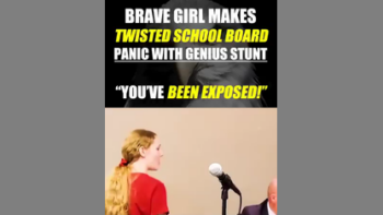 BRAVE SCHOOL GIRL MAKES TWISTED WOKE SCHOOL BOARD PANIC❗