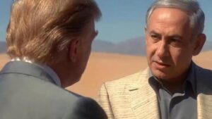 HERE IS THE PRESIDENT DONALD JOHN TRUMP WE ALL NEEDED❗ [AI RECREATION OF THE DESERT SCENE IN CASINO]