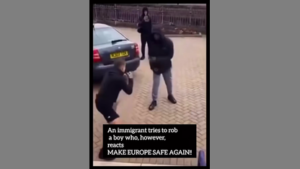 AFRICAN INVADER TRIES TO ROB INNOCENT WHITE KID 🥊 GETS A BRUTAL BEATDOWN INSTEAD❗