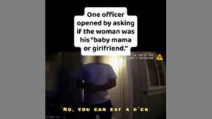 HAVE YOU HEARD ABOUT PUTTING ONES FOOT IN THEIR MOUTH❓ THIS COP PREFERS ANOTHER ORGAN