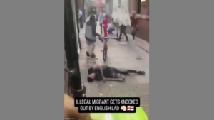 ILLEGAL MIGRANT GETS KNOCKED OUT 🥊 BY ENGLISH LAD❗ [FAFO]
