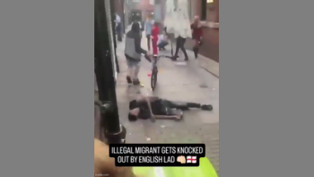 ILLEGAL MIGRANT GETS KNOCKED OUT 🥊 BY ENGLISH LAD❗ [FAFO]