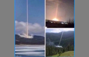 MAN RECORDING HUGE FIRE AT INDUSTRIAL PLANT 🛸 CAPTURES SOMETHING RIGHT IN THE MIDDLE OF IT❗