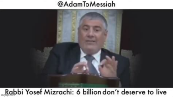 RABBI YOSEF MIZRACHI ₪ SIX BILLION GOYIM [IDOL WORSHIPPERS] DON'T DESERVE TO LIVE❗