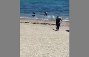 SPANISH POLICE 🇪🇸 FIRE ON ISLAMIC INVADERS IN CEUTA❗