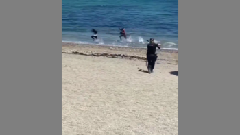 SPANISH POLICE 🇪🇸 FIRE ON ISLAMIC INVADERS IN CEUTA❗