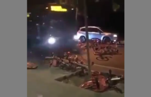 WHEN THEY BLOCK THE ROAD TO PLAY PROTEST 🚍 BE THIS BUS DRIVER❗