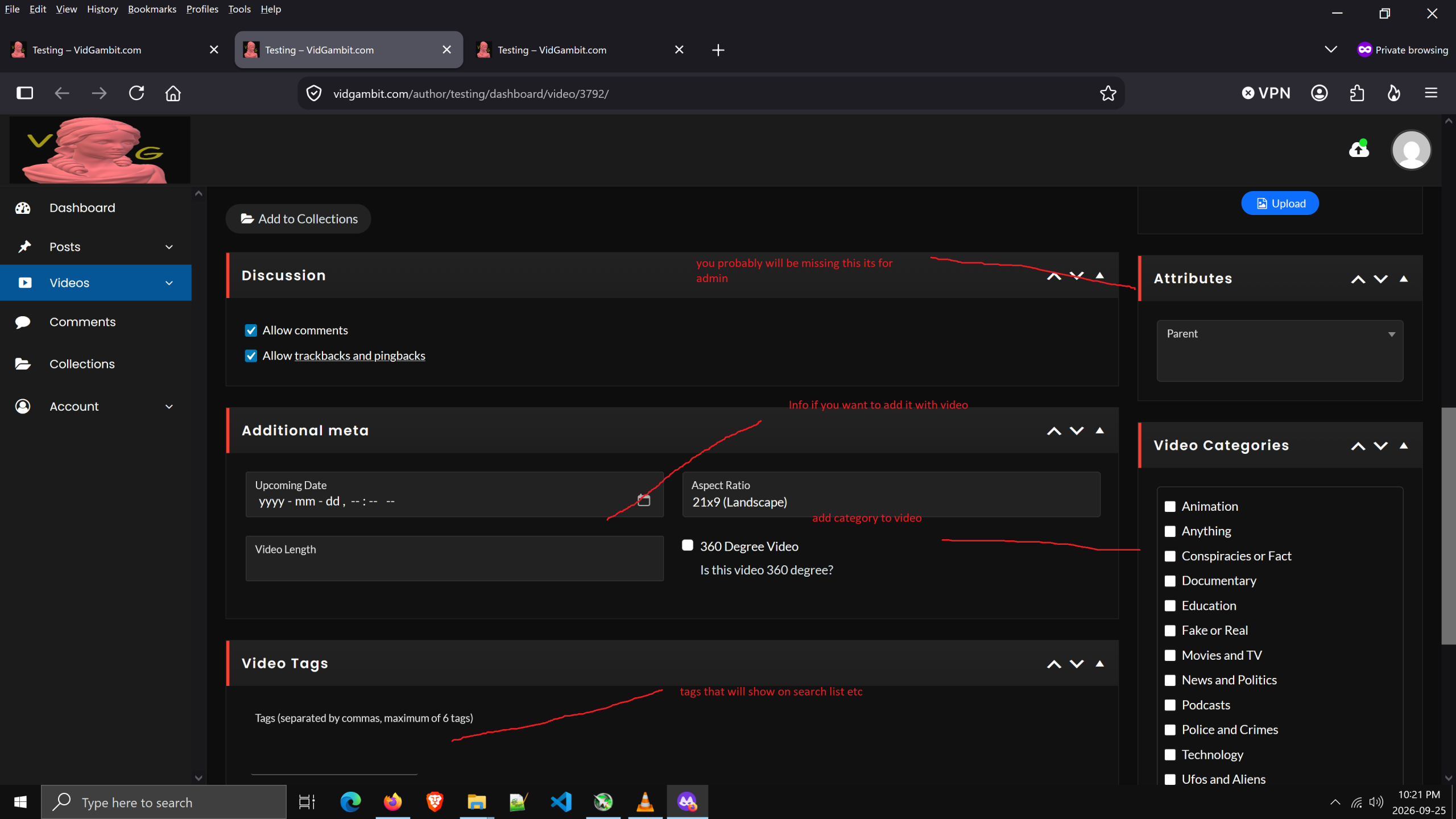 pic of upload edit screen